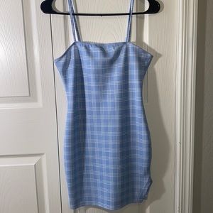SHEIN Blue picnic Dress